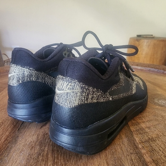Nike Air Max 1 Ultra Flyknit Olive Green Athletic Sneaker Shoes Mens Size 7 main image 6